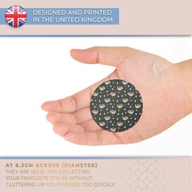 Destination Vinyl ltd Magnet for Refrigerator, Fridge - Tiny Sloths Pattern Cute Funny Animal for Office, Cabinet and Whiteboard, Magnetic Stickers, 46368