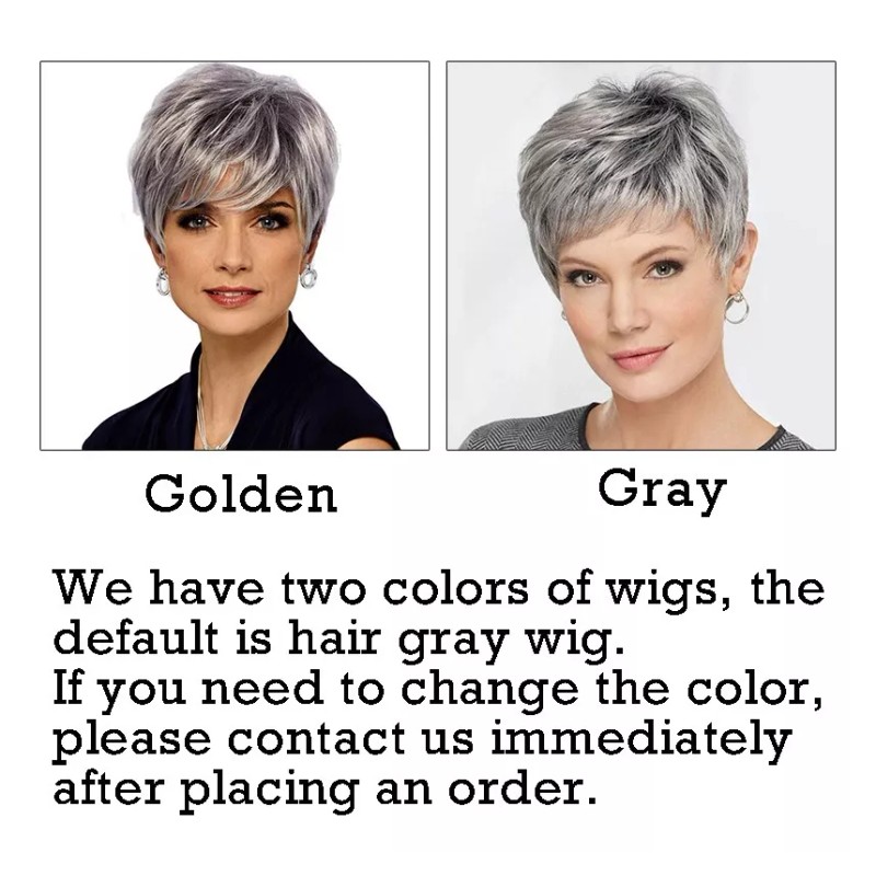 Generic Una Peluca Corta Con Encaje