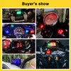 Universal Motorcycle DC12V LCD Screen Slim Water Temperature Gauge With