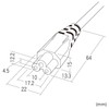sanwasapurai Power Cord (3P sutore-tokonekuta)