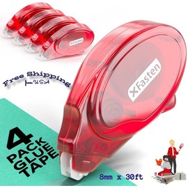 Glue Tape Roller Adhesive Roller for Scrapbooking Double Sided Glue Tape Roller Photo Tape – 4 pc