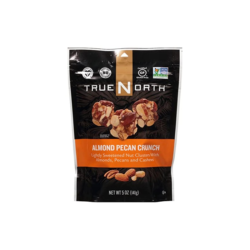 True North Nut Clusters, Almond Pecan Crunch, 5 Ounce