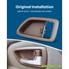 LUJUNTEC Interior Door Handles Driver Passenger Side Replacement for 2000-2004