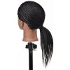 FUAI Maniqui Cabeza Cabello Natural Negro 55 Cm Fuai