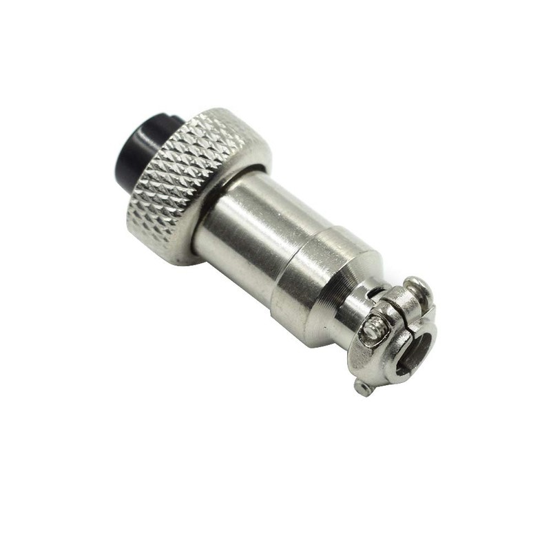 Hxchen 3 Pin Metal Male Female Panel Connector 12mm GX12-3P