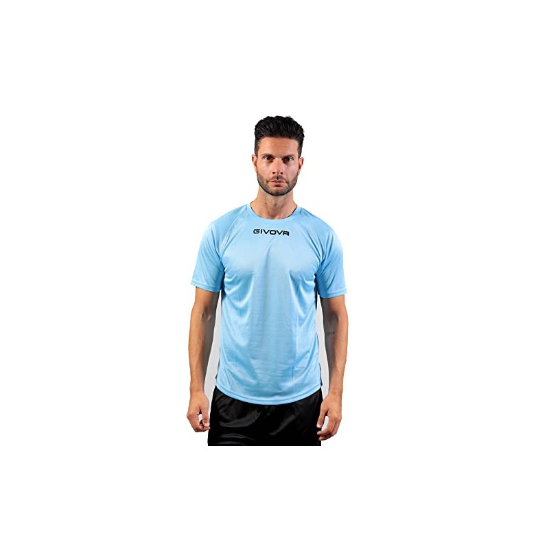 GIVOVA Shirt One MICROFORATA Celeste