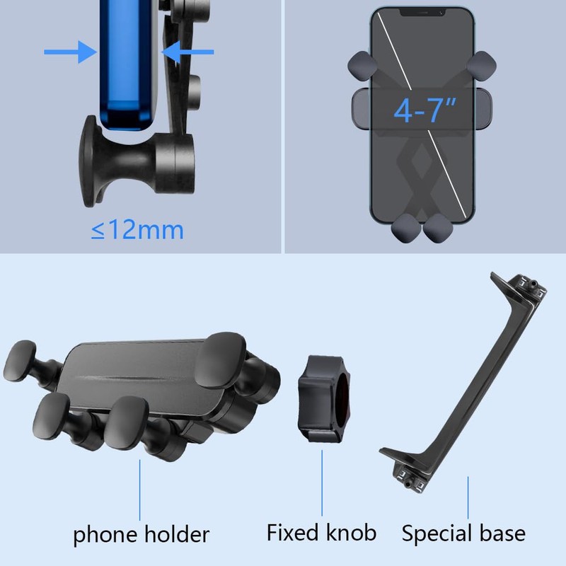 Car Phone Holder Mount for Toyota Sienna 2021 2022 2023