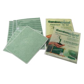 Aqua Clean Bamboo Cloths Set of 5 | Bamboo Crystal Pre-Cleaning Cloths