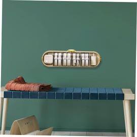 Operitacx Cord Wire Organizer Box Wall Mounted Cable Storage with Cover Cream Magnetic for Home Office and Living Room Cable Management System