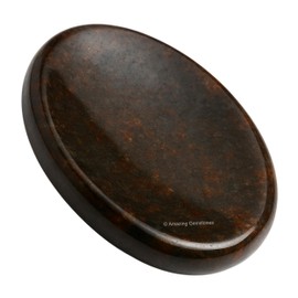 Amazing Gemstone Garnet Worry Stone Crystals and Healing Stones - Stones for Stress Relief - Piedra Crystal Fidget for Meditation, Relaxation - Unique Stocking Stuffers and Birthday Gift