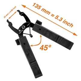 BIKEHAND - Alicates de cadena de bicicleta 2 en 1, herramienta de extracción rápida de eslabones MTB Road - Compatible con todas las marcas: para Shimano Sram KMC - Palancas de neumáticos estándar y compactas