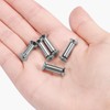 10 Packs Knife Handle Screws Rivets Bolts Fasteners,Hex Flat Head