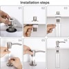 GAGALIFE Kitchen Sink Soap Dispenser with 17 OZ Large Bottle