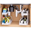 Pull-Out Cabinet Organizer for Kitchen and Bathroom Storage – Black