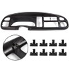 G-PLUS Dash Cover Bezel with 8 Clips Compatible with Dodge