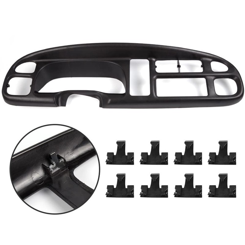 G-PLUS Dash Cover Bezel with 8 Clips Compatible with Dodge