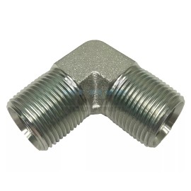 PRO-EDGE INDUSTRIAL EDGE INDUSTRIAL STEEL 90º MALE ELBOW 3/4" MALE NPT MNPT HYDRUALIC / FUEL / WOG
