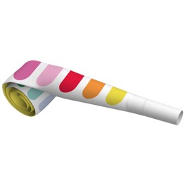 Folat 27800 Decorazione per compleanni e feste colorata - Trombette Lingue - Stripetastic - 6 pezzi - Articoli per feste per bambini e adulti