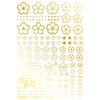 Haikyu Parts SKR-1C-GLD Cherry Blossom Decal, Gold, 1 Piece, Plastic