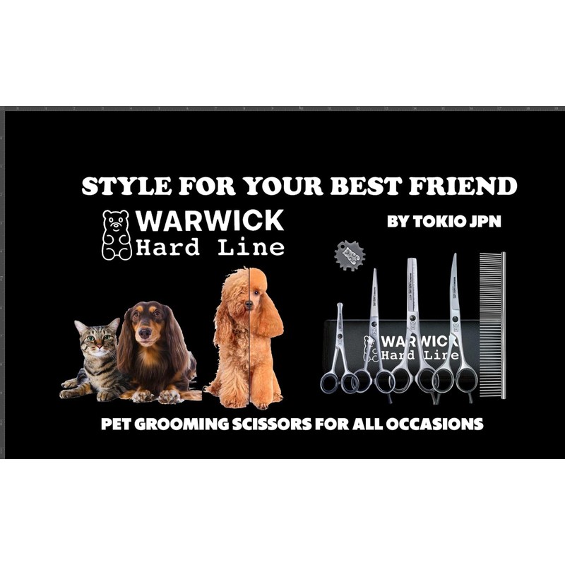 Professional Dog Grooming Scissors Set Pet Grooming Scissors kit for