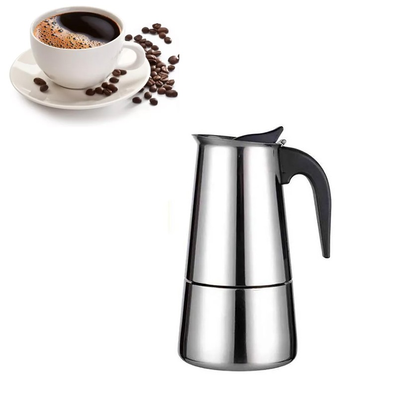 100ML Stainless Steel Coffee Maker Moka Pot Insulated Thermal Coffee