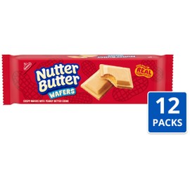 Nutter Butter Peanut Butter Wafer Cookies, 12 - 10.5 oz Packs