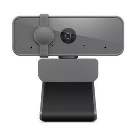 Lenovo NET_BO Essential FHD Webcam Grey, 1080p, Stereo Microphone, USB Camera for Live Streaming and Video Calling, Privacy Cover, Plug and Play, Desktop or Laptop, Windows, Mac, Grey