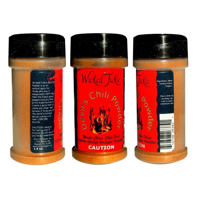 Wicked Tickle Ghost Pepper Powder Scorpion and Habanero Chili Spice