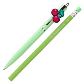 Stands Out, Supplying Outstanding Gifts Cherries Pen and Pencil Set Kids Charm Topper School Stationary Kits Gift
