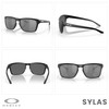 Oakley Sylas OO9448 944803 57MM Matte Black/Prizm Black Rectangular Sunglasses