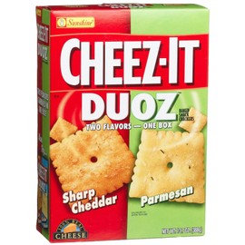 Cheez-It Duoz Sharp Cheddar and Parmesan Baked Snack Crackers