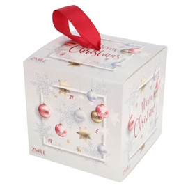 ZMILE COSMETICS Advent Calendar Cube 'Merry Christmas' Silver/Gold/Magenta - Vegan Cosmetics