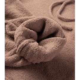 DAVID ARCHY Fleece Pajamas for Women Set Ultra-Comfy Soft Lounge Sets Lightweight Pjs Womens Loungewear for Winter(M, Coffee Hoodie)