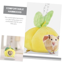 Totority Hanging Hamster Hammock Cozy Cotton Nest Warm Pet Bed for Guinea Pigs Chinchillas Rats Parrots Space Saving Decorative Cage Accessory