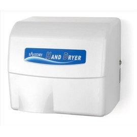 E-Z Taping System HD0907-17 Touchless Hand Dryer in White Aluminum