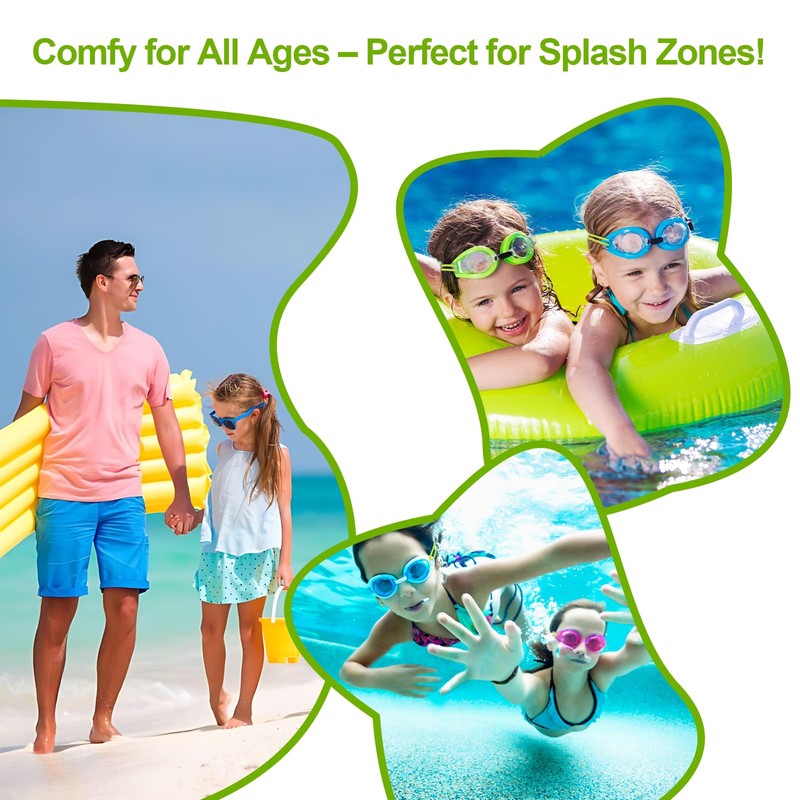 smrtcol Swimming Bungee Goggle Strap-Bungee Cord Straps for Swim Goggles