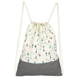 moses. Ethno Foldable Backpack, Eco-Friendly, Reusable Gym Bag, 42 cm, Multi-Colour, multicoloured, Gym bag