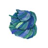 KnitSilk Super Bulky Recycled Sari Silk Ribbon Yarn in Blue