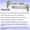 MachEl Multi-Purpose Protractor Square Rule Centre Finder Divider Drill Point