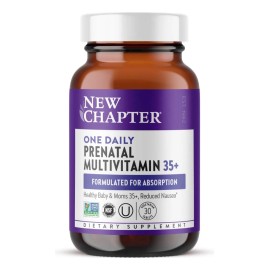 Multivitamínico Prenatal 35+ New Chapter 30 Tabletas Sabor Sin Sabor
