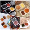 JIANGZHIB Pack of 15 Snack Pack Containers with Lid, Reusable