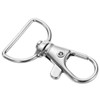 50Pcs 1 inch Inside Diameter Keychain Hooks D-Ring Lobster Clasp