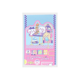 Sun-Star Stationery S8908761 Chiikawa Goods, Letter Set, Die Cut, Lunch