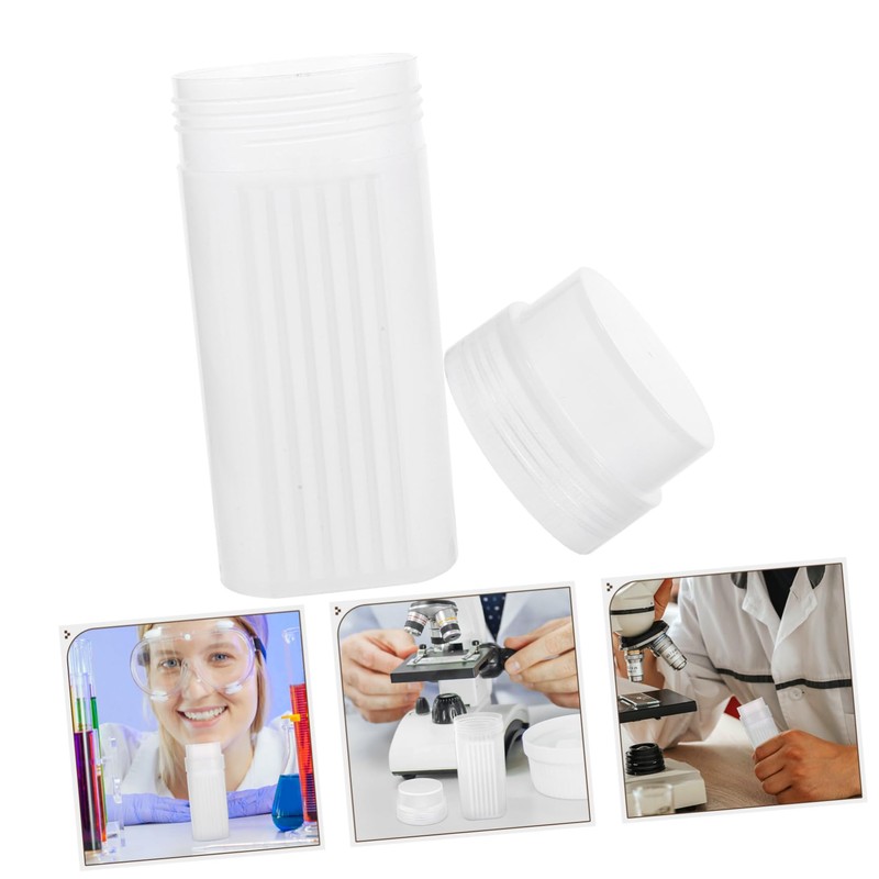 Healeved Covered Slide Staining Jar with Lid for Microscope Slides