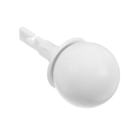 KOMBIUDA Blind Cane Round Ball Tip for Hook Canes Plastic Crutch Pad Easy to Install for Indoor and Outdoor Use