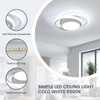 Goeco Ceiling Light White Colour, 32 W 2350 LM Modern