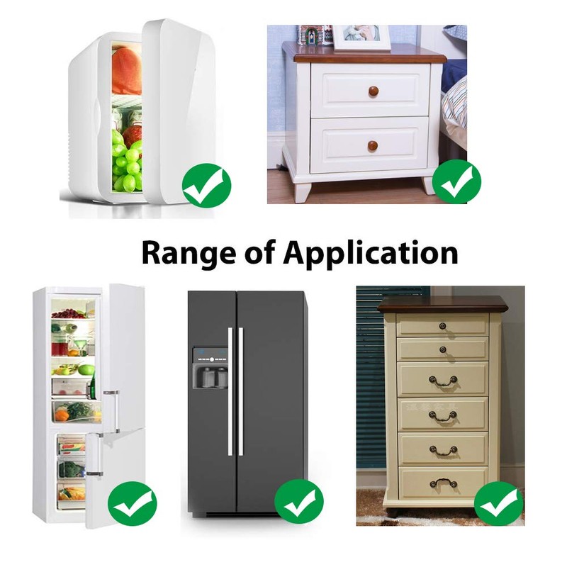 Fridge Lock,Refrigerator Locks,Freezer Lock with Key for Child Safety,Locks to