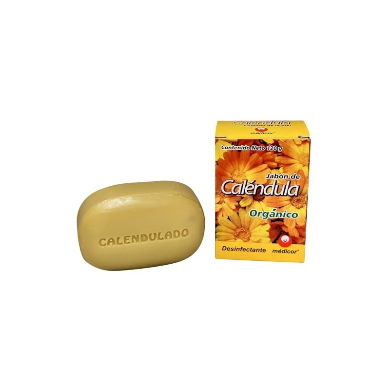 médicor | Jabón de Caléndula 120 g | Piel Grasa