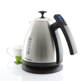 Chantal Vincent Temperature Control Electric Water Kettle, 1.75 quarts (7 cups), Brushed Stainless Steel