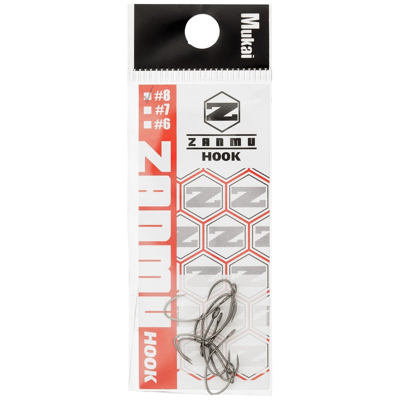 ムカイ(Mukai) ルアー ZANMU-Hook #8(10本入)